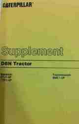Caterpillar D8N Tractor Factory Service Manual Serial Numbers 9TC1-Up, 1XJ1-Up & 5TJ1-Up