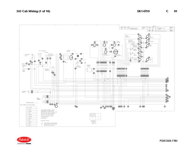 1981 - 2005 Peterbilt 362 Complete Electrical Wiring Diagrams