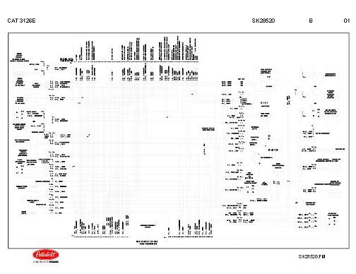 Peterbilt 335 with Caterpillar 3126E Engine Wiring Diagram Schematic