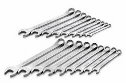 18-Piece SuperKrome Fractional/Metric Combination Wrench SuperSet