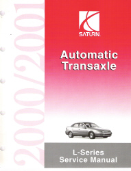 2000 - 2001 Saturn L - Series: LS & LW Factory Service Manual