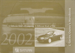 2002 Saturn L-Series Owner's Manual