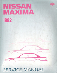 1992 Nissan Maxima Factory Service Manual