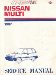 1987 Nissan Multi M10 Series Factory Service Manual