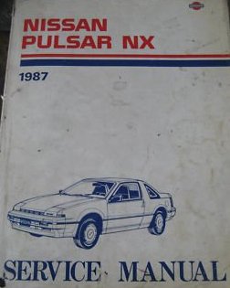 1987 Nissan Pulsar NX Factory Service Manual