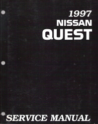 1997 Nissan Quest Factory Service Manual