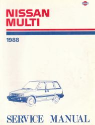1988 Nissan Multi M10 Series Factory Service Manual