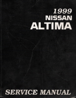 1999 Nissan Altima Factory Service Manual