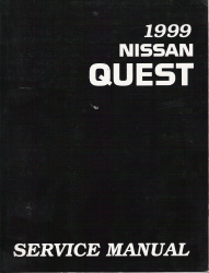 1999 Nissan Quest Factory Service Manual