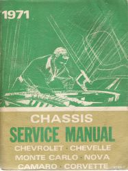 1971 GMC/Chevrolet Chevelle, Monte Carlo, Nova, Camaro, Corvette Service Manual