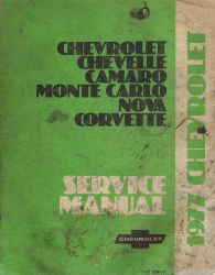 1977 GMC/Chevrolet Chevelle, Monte Carlo, Nova, Camaro, Corvette  Service Manual