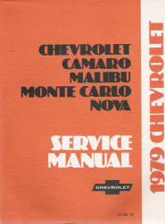 1979 Chevrolet Camaro, Malibu, Monte Carlo and Nova Factory Service Manual