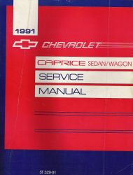 1991 Chevrolet Caprice Sedan & Wagon Factory Service Manual
