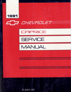 1991 Chevrolet Caprice Factory Service Manual