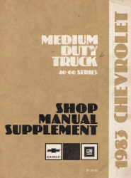 1983 Chevrolet Medium Duty Truck Shop Manual 40-60 Series