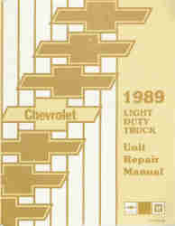 1989 Chevrolet Light Duty Truck Unit Repair Manual