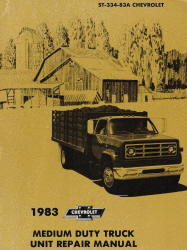 1983 Chevrolet Medium Duty Truck Unit Repair Manual