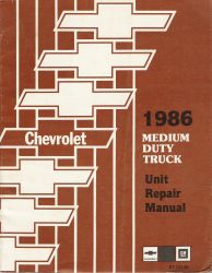 1986 GMC Medium Duty Trucks Unit Repair Manual