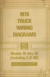 1978 GMC Models 10 thru 35 (Including C, D-80) - Wiring Diagrams