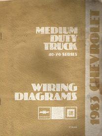 1983  Chevrolet 40 - 70 Series Wiring Diagrams for Medium  Duty Truck