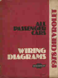 1978 Chevrolet All Passanger Cars Wiring Diagrams