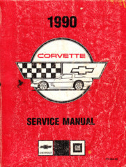 1990 Chevrolet Corvette Factory Service Manual
