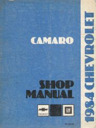 1984 Chevrolet Camaro Shop Manual