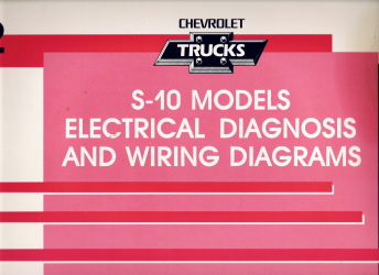 1992 Chevrolet GMC S-10 Models Electrical Diagnosis & Wiring Diagrams