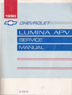 1990 Chevrolet Lumina APV Minivan Factory Service Manual