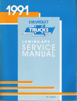 1991 Chevrolet Lumina APV Minivan Factory Service Manual