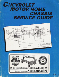 1995 Chevrolet Motor Home Chassis Service Guide