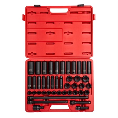 Sunex Tools 43-Piece 1/2'' Drive Metric Impact Socket Master Set