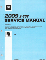 2009 Saturn Vue & Vue BAS Factory Service Manual - 5 Volume Set
