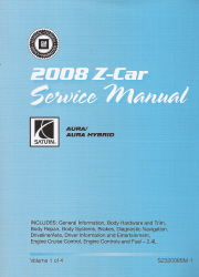 2008 Saturn Aura & Aura Hybrid Factory Service Manual