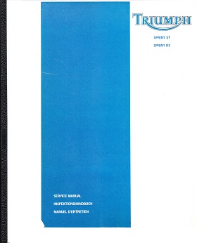 1999 - 2001 Triumph Sprint ST & Sprint RS Factory Service Manual - Reprint