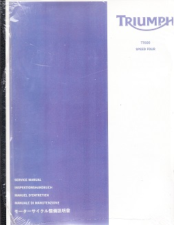 2000 - 2004 Triumph TT600 & Speed Four Factory Service Manual - Reprint