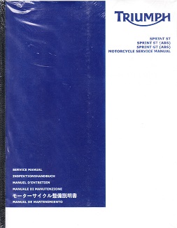 2011 - 2015 Triumph Sprint ST & Sprint ST/GT ABS Factory Service Manual - Reprint