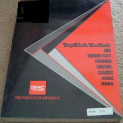 1991 GMC Topkick / Kodiak Factory Service Manual & Emissions Manual - 2 Volume Set