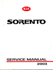 2003 Kia Sorento Factory Service Manual
