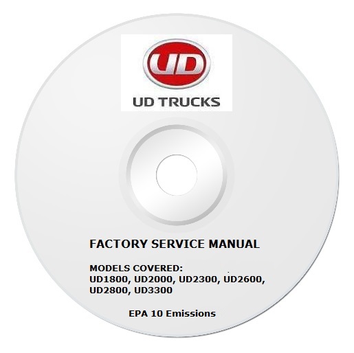 2011 - 2013 UD UD1800 thru UD3300 Truck Factory Service Repair Manual - PDF