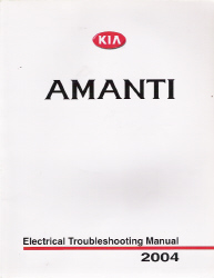 2004 Kia Amanti Factory Electrical Troubleshooting Manual