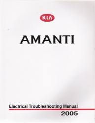 Kia 2005 Amanti Factory Electrical Troubleshooting Manual - Softcover