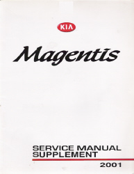 2001 Kia Optima / Magentis Factory Service Manual Supplement