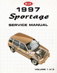 1997 Kia Sportage Factory Service Manual - 2 Volume Set