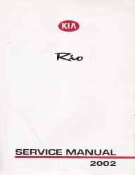 2002 Kia Rio Factory Service Manual
