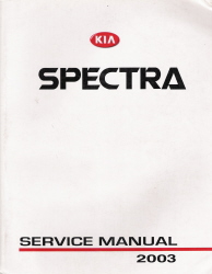 2003 Kia Spectra Factory Service Manual