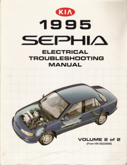 1995 Kia Sephia Factory Electrical Troubleshooting Manual - Vol. 2 - VIN S5220000 - Up