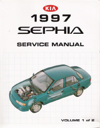 1997 Kia Sephia Factory Service Manual - 2 Volume Set