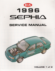 1996 Kia Sephia Factory Service Manual - 2 Volume Set