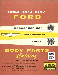 1953 - 1957 Ford Passenger Car & Truck Body Parts Catalog
